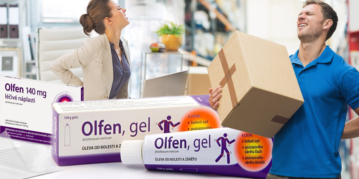 Bolest zad umí znepříjemnit život více, než by se mohlo zdát. Od bolesti uleví změna životního stylu, více ergonomie, ale i Olfen gel.