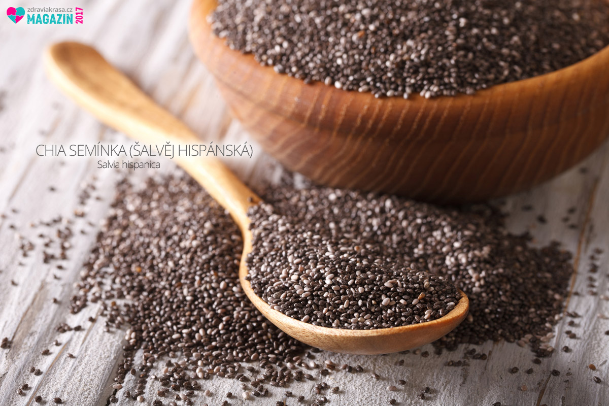 Chia semínka jsou důležitou součástí raw kuchyně.