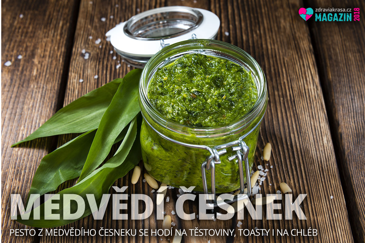 Jednou z možností, jak si uchovat medvěd česnek, je pesto.