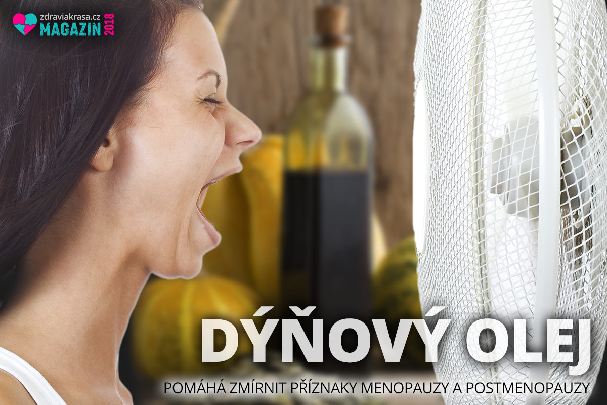 Pravidelné a dlouhodobé užívání dýňového oleje pomáhá zmírnit příznaky menopauzy a postmenopauzy.