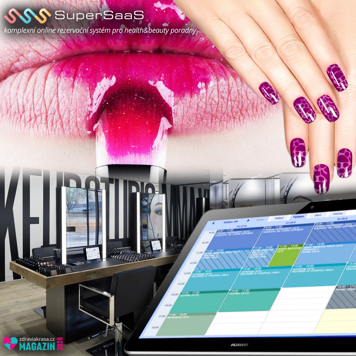 Rezervační systém SuperSaaS udělá konečně pořádek i vašem beauty businessu. 