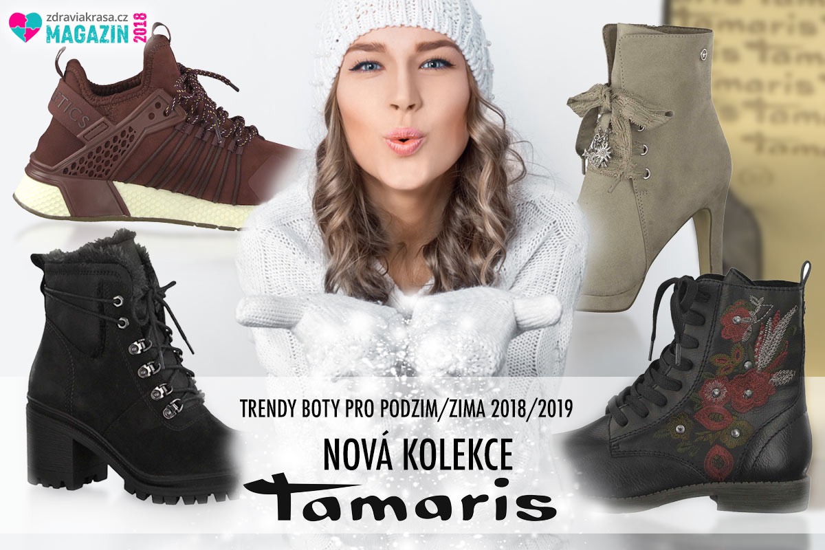 Zimní a celoroční boty z kolekce Tamaris pro letošní podzim a zimu 2018/2019.