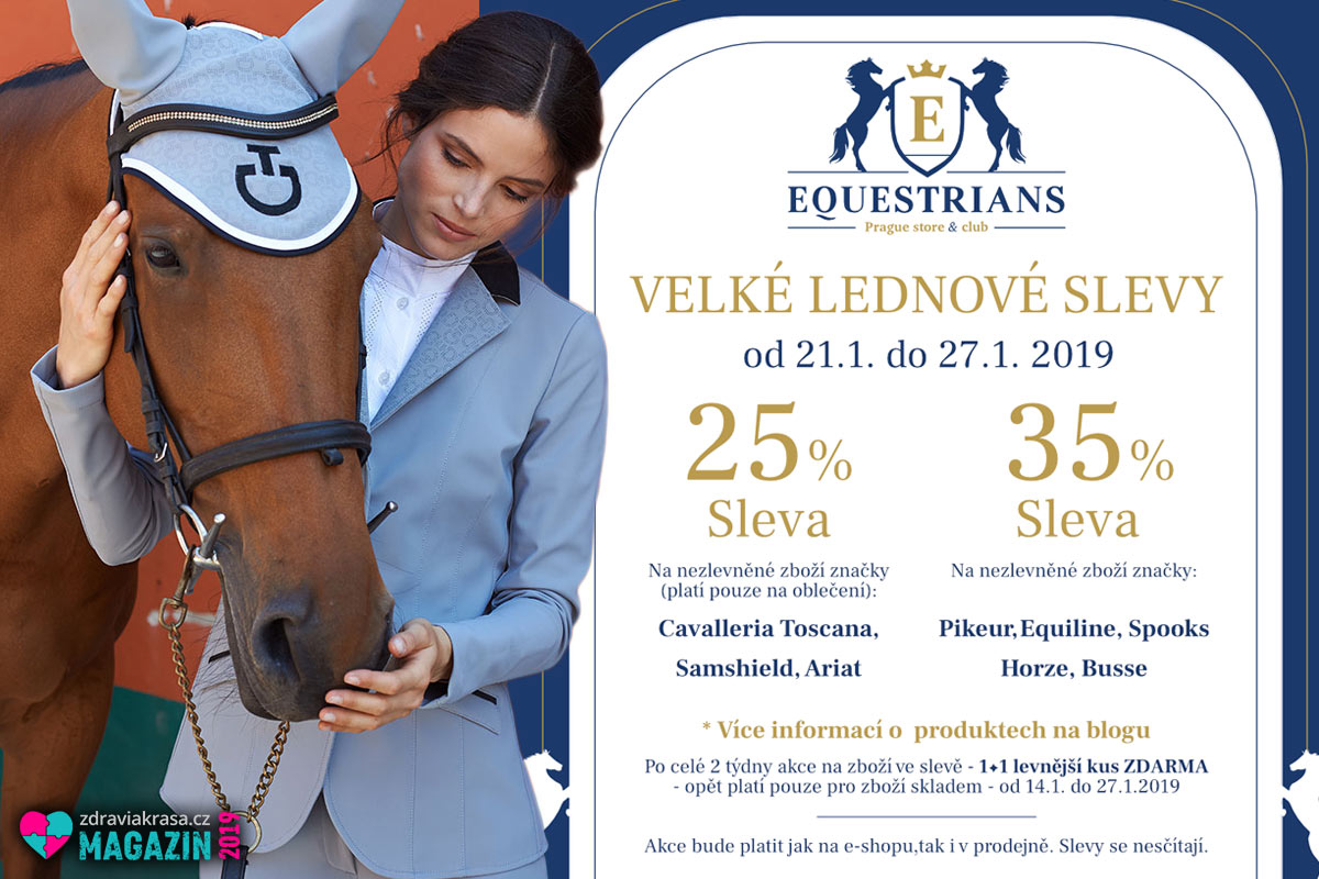 Pojďte si u Equestrians nakoupit to nejlepší jezdecké oblečení se slevou.