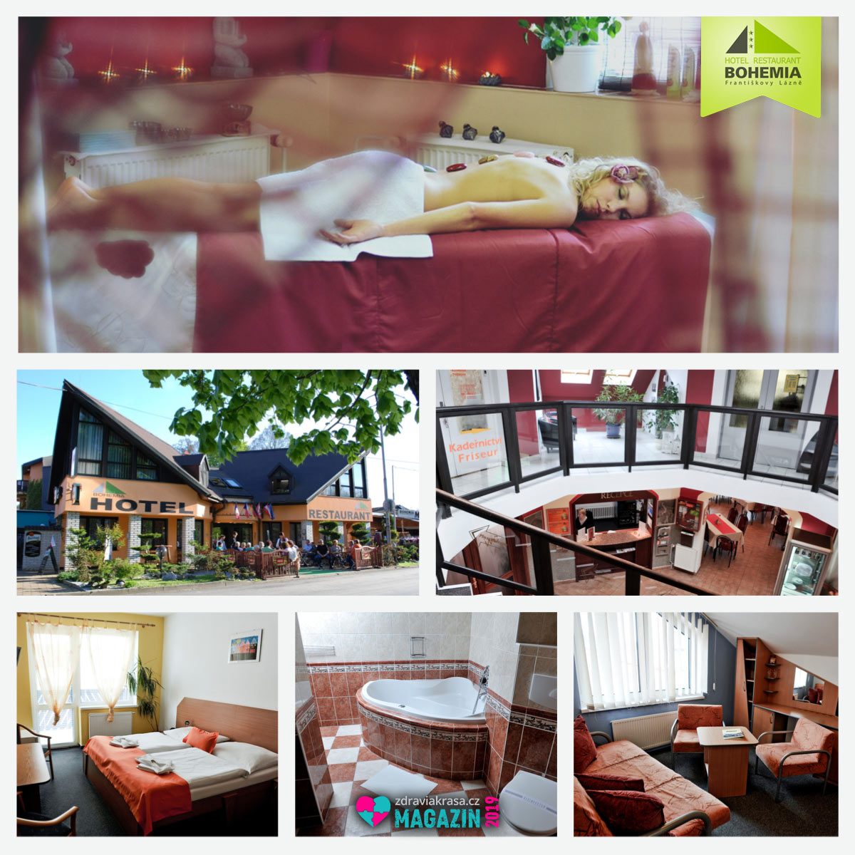 Wellness pobyty 2019 jako wellness pro dva jsou jen jednou z mnoha možností, které Hotel Bohemia Františkovy Lázně nabízí.