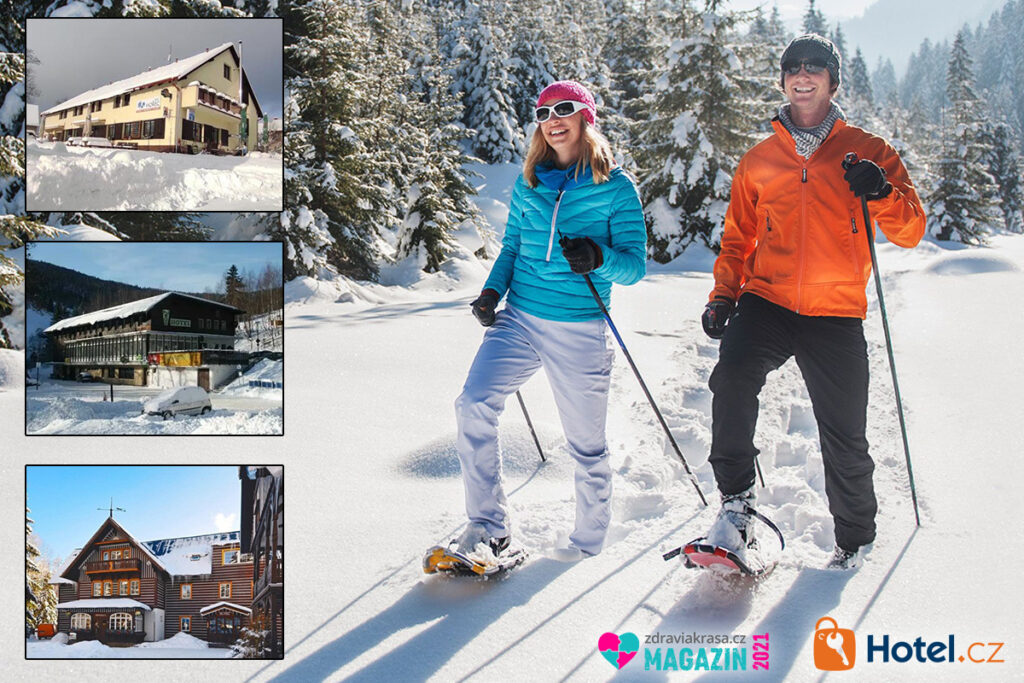Sjezdovky, snowboard, běžky i zimní procházky – to vše je zimní dovolená v Krkonoších.