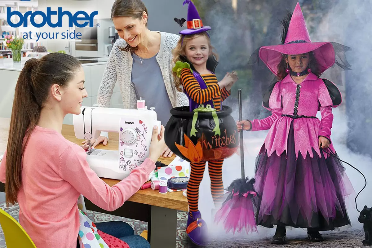 Domácí šicí stroje vám pomohou ušít tak krásné halloweenské kostýmy, jaké jste doposud vídaly pouze na Instagramu. 